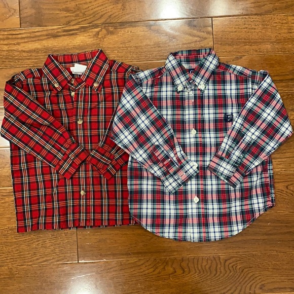 Boys 18 months Christmas Dress Shirts - Picture 1 of 3